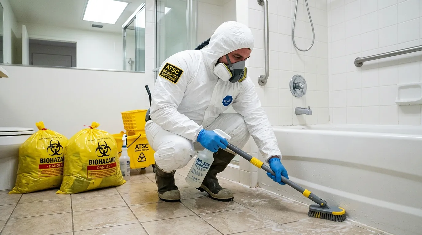 Decontamination equipment deployed for Blood Cleanup in Seven Corners